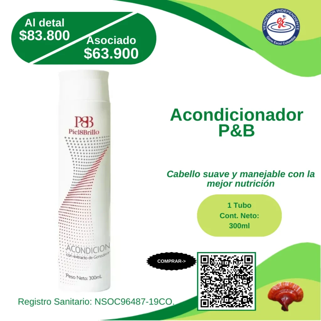 Acondicionador P&B de Gano Excel con Ganoderma Lucidum