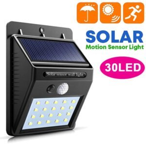 Mini Lámpara Solar 30 LED con Sensor de Movimiento