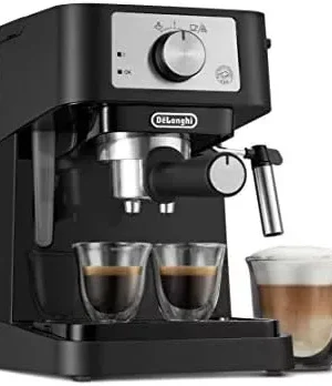 Máquina Manual de Café Expreso De'Longhi Stilosa - Negro e Inoxidable