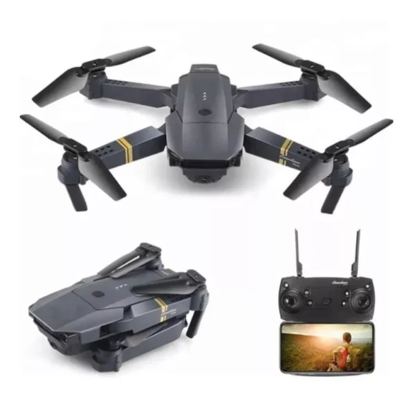 Drone Plegable Con Cámara Wifi 2.4g Fpv Control Altura 998w