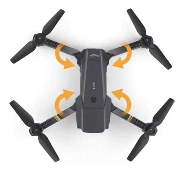 Drone Plegable Con Cámara Wifi 2.4g Fpv Control Altura 998w