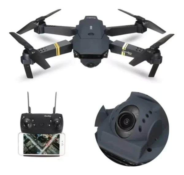 Drone Plegable Con Cámara Wifi 2.4g Fpv Control Altura 998w