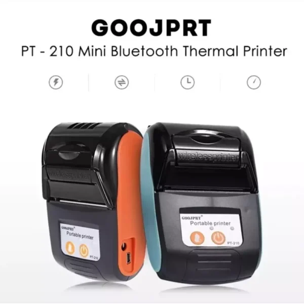 Mini Impresora Térmica Bluetooth GOOJPRT PT-210 58mm