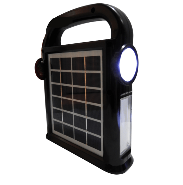 Kit Panel Solar Radio FM / Bluetooth / USB / SD / 3 Led