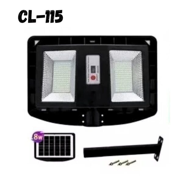 Lampara Calle Reflector Doble Panel Energía Solar 300w Cl115 Vendido por NUVITECNO