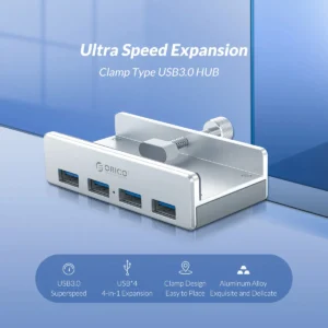 ORICO MH4PU 4 USB HUB 3.0 con Fuente de Alimentación